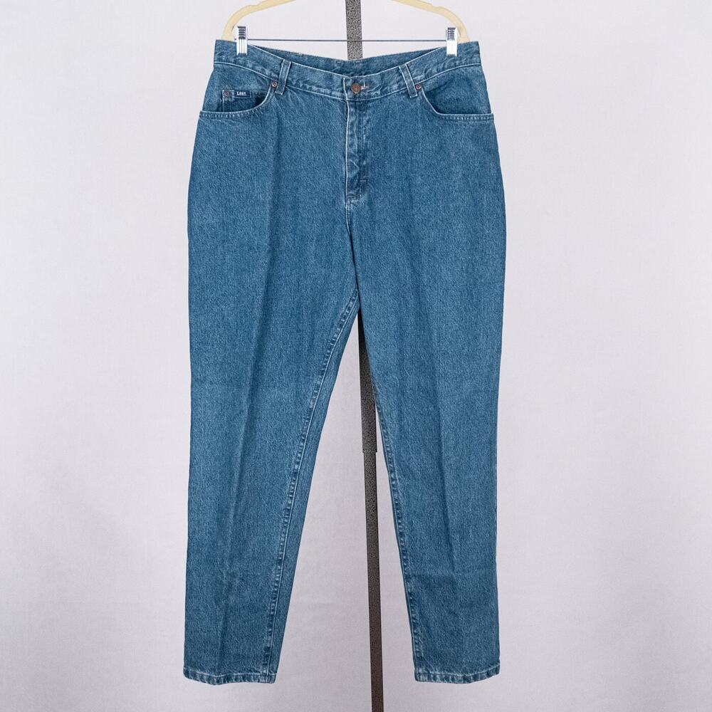 Vintage Lee Original Jeans Women's Size 16W 100% Cotton Made in Mexico US Fabric